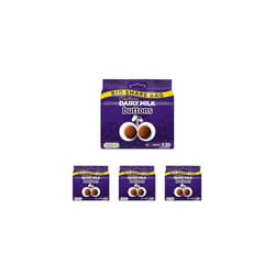 Cadbury Dairy Milk Buttons Chocolate Bag, Creamy Taste, Sharing Size, 330g (Pack of 4)