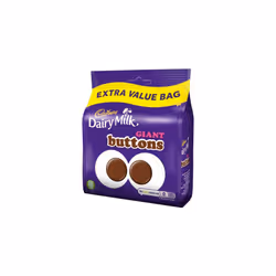 Cadbury Dairy Milk Buttons Chocolate Bag, Creamy Taste, Sharing Size, 330g (Pack of 4)