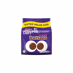 Cadbury Dairy Milk Buttons Chocolate Bag, Creamy Taste, Sharing Size, 330g (Pack of 4)