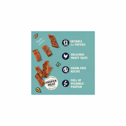 Lily's Kitchen Made with Natural Ingredients Puppy Dog Treats Chicken with Turkey Nibbles Grain-Free Recipe 8 x 70g