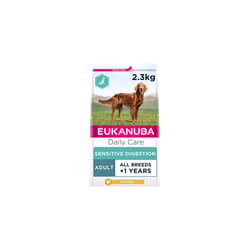 Eukanuba Sensitive Digestion Highly Digestible Complete Dry Dog Food for Adult Dogs with Chicken 2.3 kg