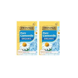 Twinings Organic Camomile x20 Tea Bags, 30g (Pack of 2)