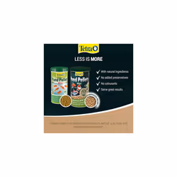 Tetra Pond Fish Food Mini Pellets 260g - biologically balanced for small and young pond fish