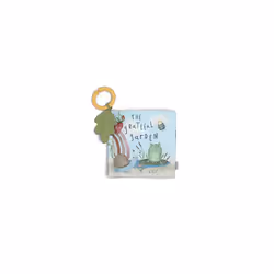 Mamas & Papas Interactive Activity Book with Crinkly Pages, Squeaker, Teething Ring, Grateful Garden