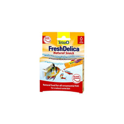 Tetra FreshDelica Bloodworms, Natural Fish Food for All Ornamental Fish, Jelly Treats, 16 x 3 g Sachets