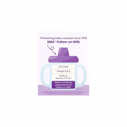 SMA Follow-on Baby Milk Powder Formula , 6-12 Months , 800 g (Pack of 1)