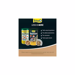 Tetra Pond Flake, Complete and Varied Fish Food for Young and Small Pond Fish, 4 Litre