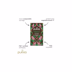 Pukka Herbs Organic Peppermint & Licorice Tea, 80 Bags - Caffeine Free