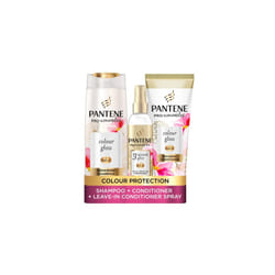 Pantene Colour Shampoo/Conditioner Set + Leave-In, Biotin & Niacinamide, 400/275/145ml