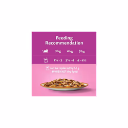 Whiskas Tasty Mix 1+ Country Colletion in Gravy 48 x 85 g Pouches, Adult Cat Food, Pack of 4 (12 x 85 g)