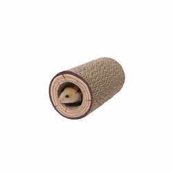 Rosewood Boredom Breaker Shred-a-Log Corrugated Tunnel, brown