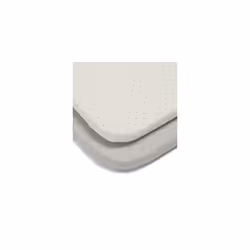 Mamas & Papas 2 Universal Crib Fitted Sheets, Grey Star/Grey Stripe