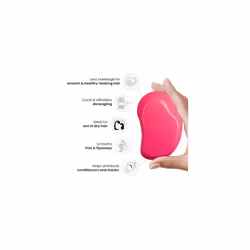 Tangle Teezer | The Original Detangling Hairbrush Wet & Dry Hair | For All Hair Types | Pink Fizz