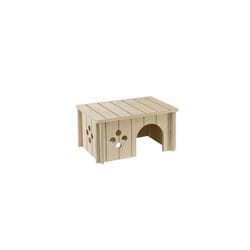 Ferplast Guinea Pig Wooden House, House for Guinea Pig, Small Pet House, FSC Certificated Wood, 26 x 17.3 x 13 cm