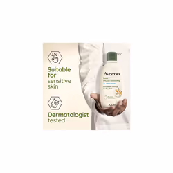Aveeno Daily Moisturising Body Wash, With Soothing Oat, Suitable For Sensitive Skin, Gently Cleanses and Nourishes, Soap-Free, Lightly Scented, 300ml