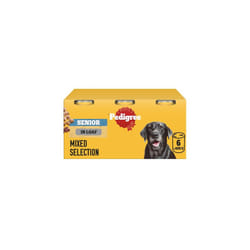 Pedigree - Wet Dog Food - for Senior Dogs - Mixed Selection in Loaf - 6 x 400 g