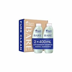 Head & Shoulders Anti Dandruff Shampoo, Pure Clean, 2 x 400 ml