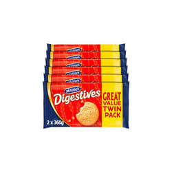 McVitie's Digestives The Original Biscuits, Twin Pack, 2 x 360 g (6 Pack)