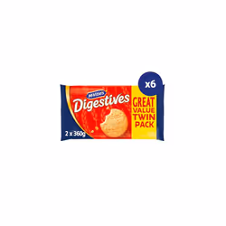 McVitie's Digestives The Original Biscuits, Twin Pack, 2 x 360 g (6 Pack)
