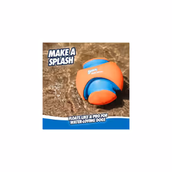 Chuckit! Kick Fetch Increased Visibility Dog Toy Throw or Kick Toy for Dogs, Large, 20 cm