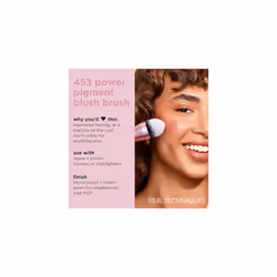 Real Techniques Power Pigment Blush Brush, Liquid/Cream, Vegan