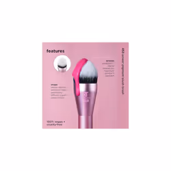 Real Techniques Power Pigment Blush Brush, Liquid/Cream, Vegan