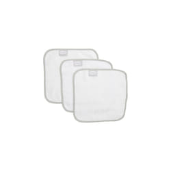 Shnuggle Baby Wash Cloths White | 3 Pack of Super Premium Soft Cloths | 26 x 26cm | Made from Natural Bamboo Cotton | Perfect for Sensitive Skin