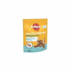 Pedigree Multivitamins Immunity, 30 Soft Chew Supplements for Dogs, 180 g, with Natural Chicken, Treats to Support Immune Hea ...
