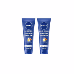 NIVEA Intensive Moisture Hand Cream 100ml, Almond Oil, Shea Butter (Pack of 2)