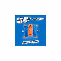 Chuckit! Flying Squirrel Dog Toy Floating Disc Frisbee Lightweight Interactive Tossing Fetch Toy For Dogs, Medium