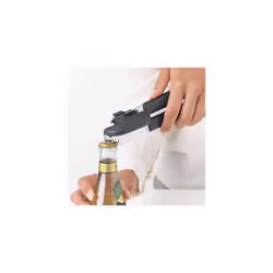 Brabantia 121869 Tasty+ Can Plus Bottle Opener, Dark Grey