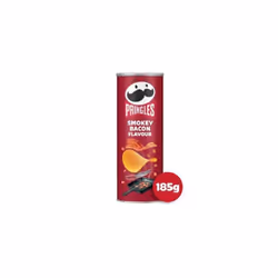 Pringles Smokey Bacon Flavour Crisps 185g (Pack of 3)