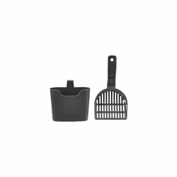 Amazon Basics Litter Scoop with Holder for Cat, Unscented, 1 Count