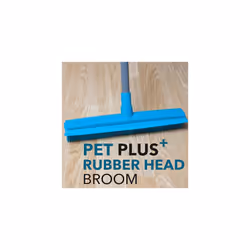 Beldray Pet Plus+ Rubber Broom with Squeegee, Telescopic Handle