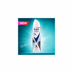 Sure Invisible Aqua Deodorant, 72h Protection, 150ml