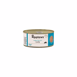 Applaws Natural Wet Cat Food, Tuna Fillet in Jelly 70 g Tin, (24 x 70 g Tins)