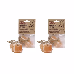 Rosewood Naturals Himalayan Salt Lick Stone, Small Animal Mineral Stone for Rabbits, Guinea Pigs and Hamsters, (Pack of 2)