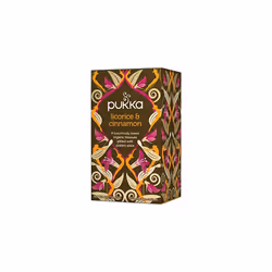 Pukka Herbs Licorice and Cinnamon Tea: 80 Bags, Organic, Caffeine Free