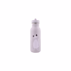 Trixie Drinking Bottle - Mrs. Mouse - 500ml Stainless Steel Water Bottle for Kids - Violet - Leakproof - Eco-Friendly and BPA ...