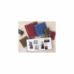 Hama London Photo Album, Jumbo Scrapbook, 80 White Pages, 320 Photos, Burgundy
