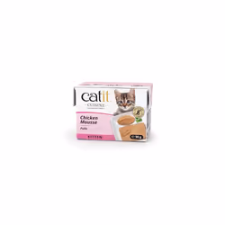 Catit Cuisine Chicken Mousse Kitten Complete Wet Cat Food, 90g