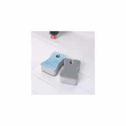 Addis Fairy Platinum Non Scratch Sink Washing up Mate Scourer Sponge, Pack of 2, Grey,One Size