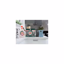 Addis Fairy Platinum Non Scratch Sink Washing up Mate Scourer Sponge, Pack of 2, Grey,One Size