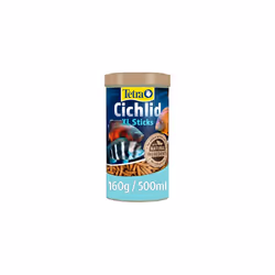 Tetra Cichlid XL Fish Food Sticks, Complete Food for Large Cichlids, 160 g