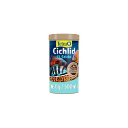 Tetra Cichlid XL Fish Food Sticks, Complete Food for Large Cichlids, 160 g
