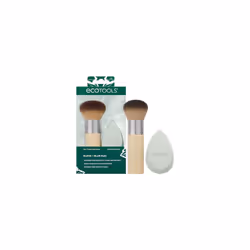 EcoTools Blend + Blur Brush & Sponge Duo, Liquid/Cream