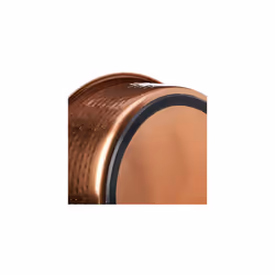 Deluxe Steel Hammered Copper Pet Bowl 1900ml 8.5", clear (Pack of 2)