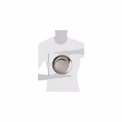 Deluxe Steel Hammered Copper Pet Bowl 1900ml 8.5", clear (Pack of 2)