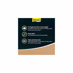 Tetra Koi Pond Fish Food Colour & Growth Sticks 1.2kg - biologically balanced for larger koi fish