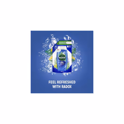 Radox Feel Awake 2-in-1 Body Wash & Shampoo Refill 10x 500ml